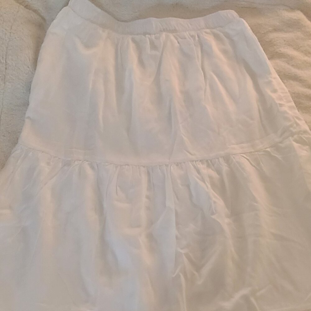 Wild Rina White Maxi Skirt